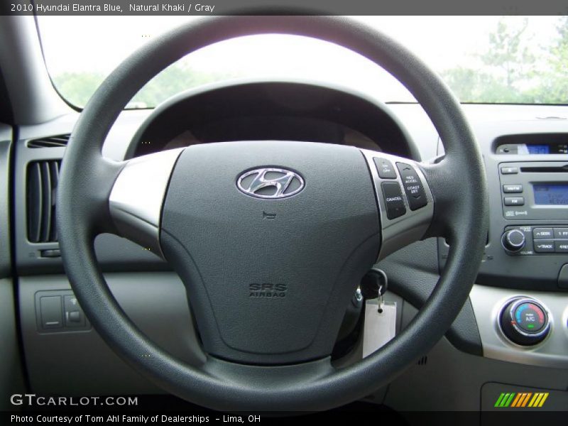 Natural Khaki / Gray 2010 Hyundai Elantra Blue