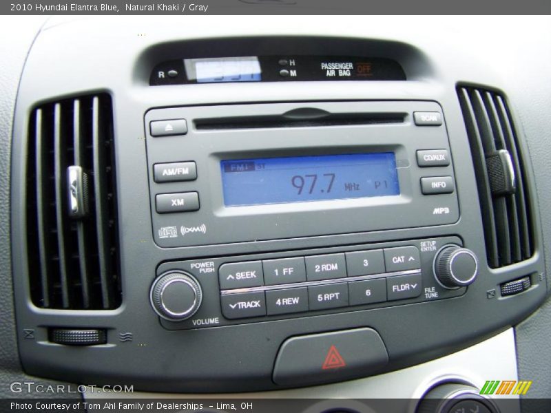 Natural Khaki / Gray 2010 Hyundai Elantra Blue