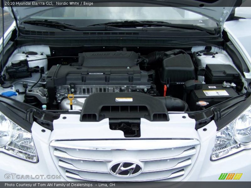 Nordic White / Beige 2010 Hyundai Elantra GLS