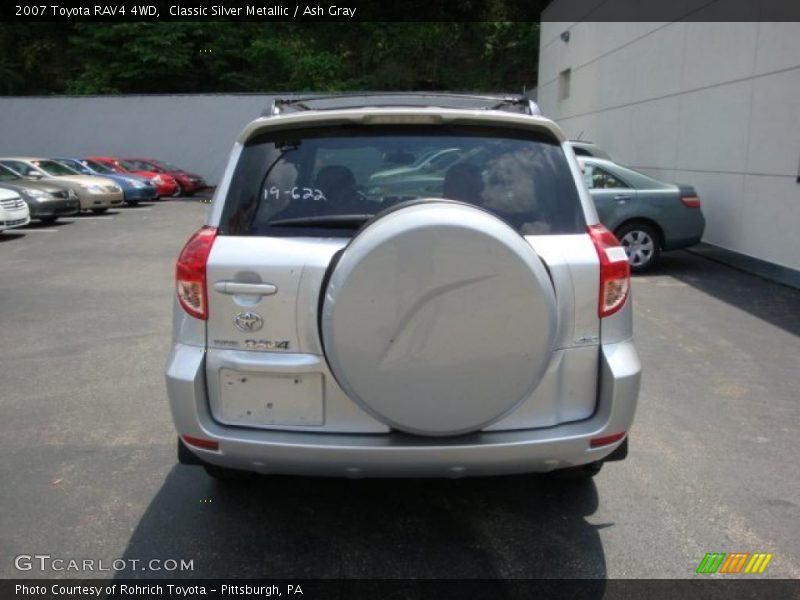 Classic Silver Metallic / Ash Gray 2007 Toyota RAV4 4WD