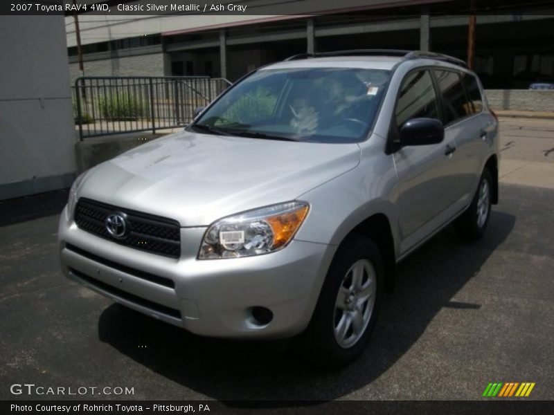 Classic Silver Metallic / Ash Gray 2007 Toyota RAV4 4WD