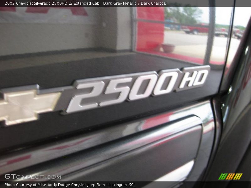 Dark Gray Metallic / Dark Charcoal 2003 Chevrolet Silverado 2500HD LS Extended Cab