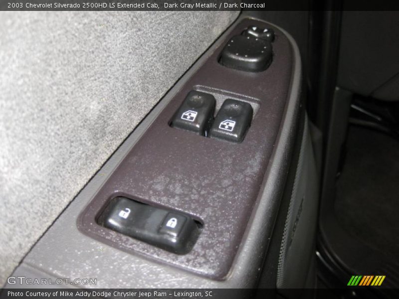 Dark Gray Metallic / Dark Charcoal 2003 Chevrolet Silverado 2500HD LS Extended Cab