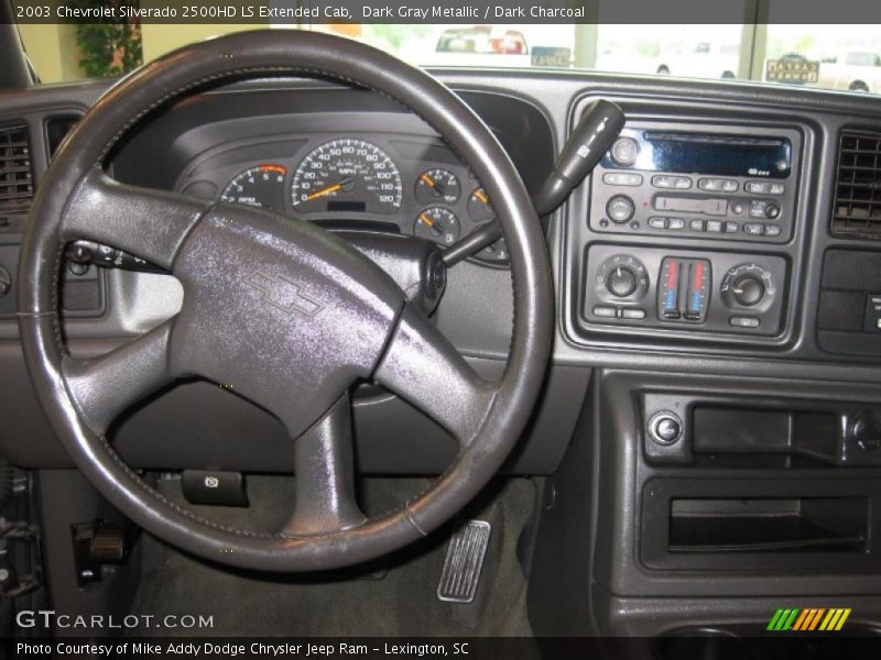 Dark Gray Metallic / Dark Charcoal 2003 Chevrolet Silverado 2500HD LS Extended Cab