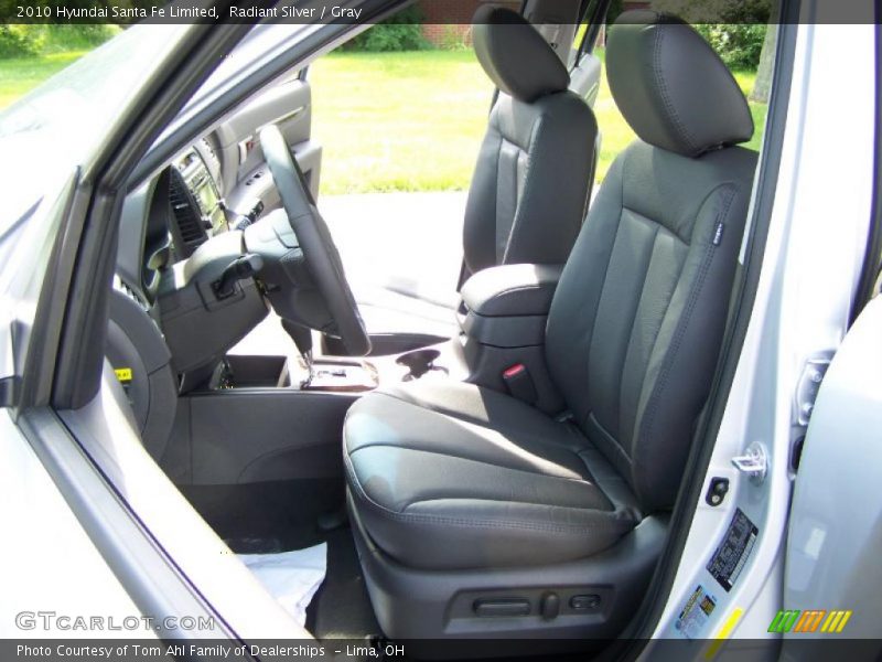 Radiant Silver / Gray 2010 Hyundai Santa Fe Limited