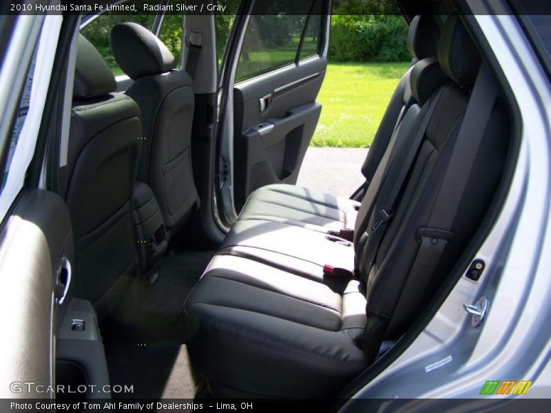 Radiant Silver / Gray 2010 Hyundai Santa Fe Limited