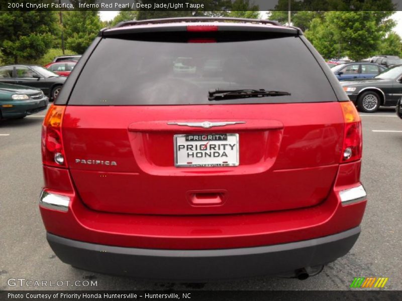 Inferno Red Pearl / Deep Jade/Light Taupe 2004 Chrysler Pacifica