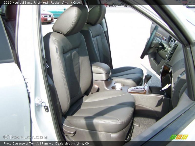 Radiant Silver / Gray 2010 Hyundai Santa Fe Limited
