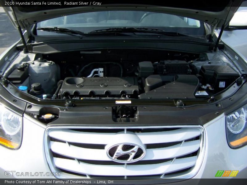 Radiant Silver / Gray 2010 Hyundai Santa Fe Limited