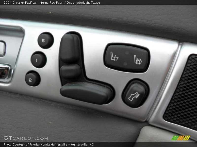 Inferno Red Pearl / Deep Jade/Light Taupe 2004 Chrysler Pacifica