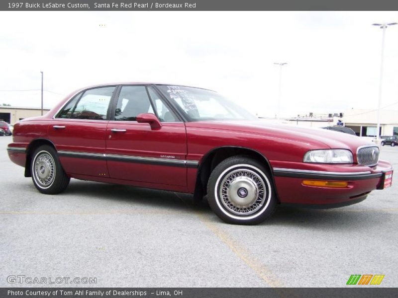 Santa Fe Red Pearl / Bordeaux Red 1997 Buick LeSabre Custom