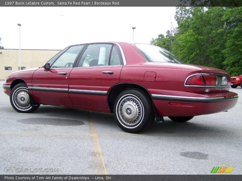 Santa Fe Red Pearl / Bordeaux Red 1997 Buick LeSabre Custom