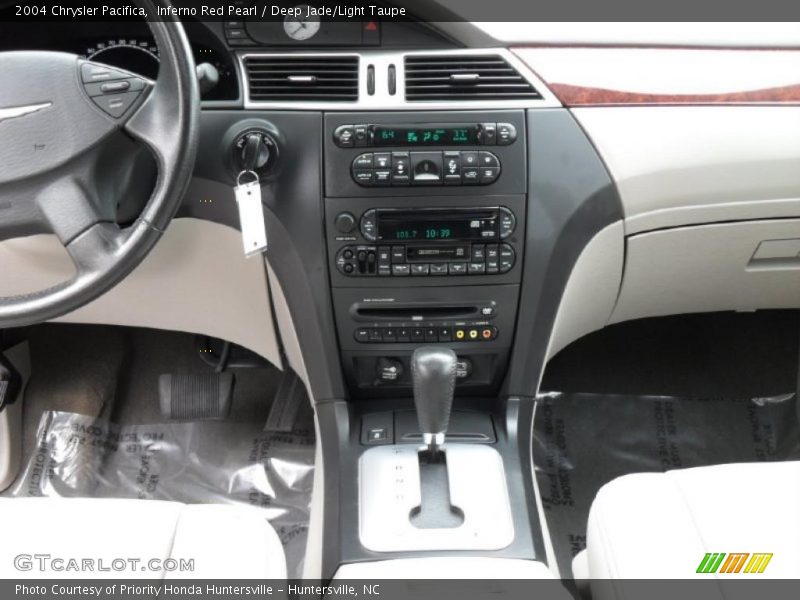 Inferno Red Pearl / Deep Jade/Light Taupe 2004 Chrysler Pacifica