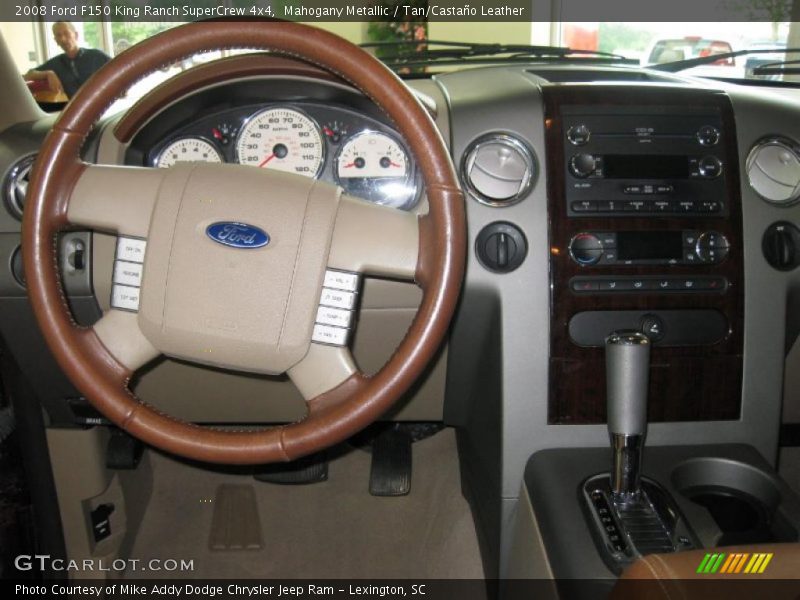 Mahogany Metallic / Tan/Castaño Leather 2008 Ford F150 King Ranch SuperCrew 4x4