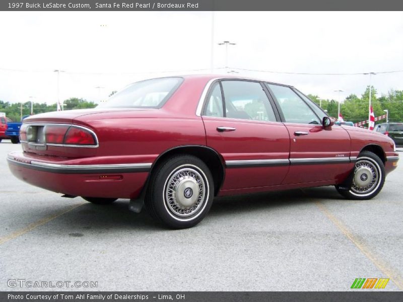 Santa Fe Red Pearl / Bordeaux Red 1997 Buick LeSabre Custom