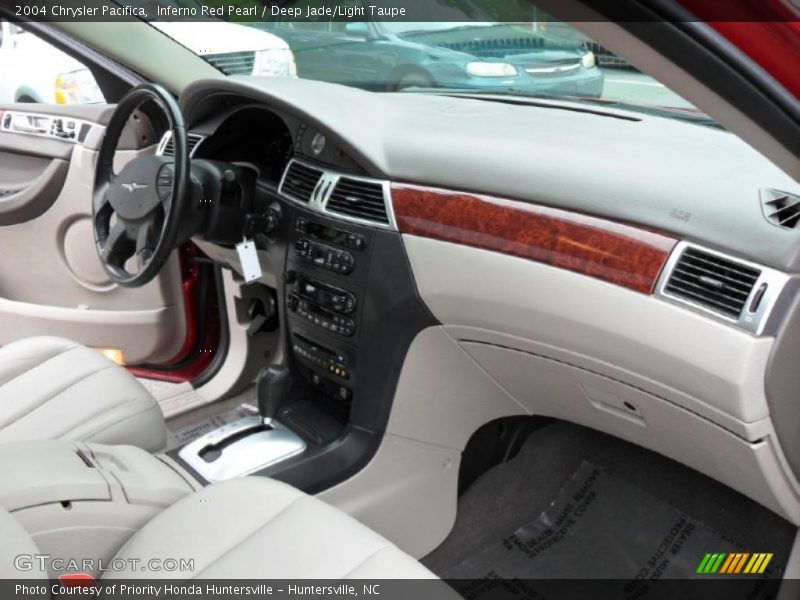 Inferno Red Pearl / Deep Jade/Light Taupe 2004 Chrysler Pacifica