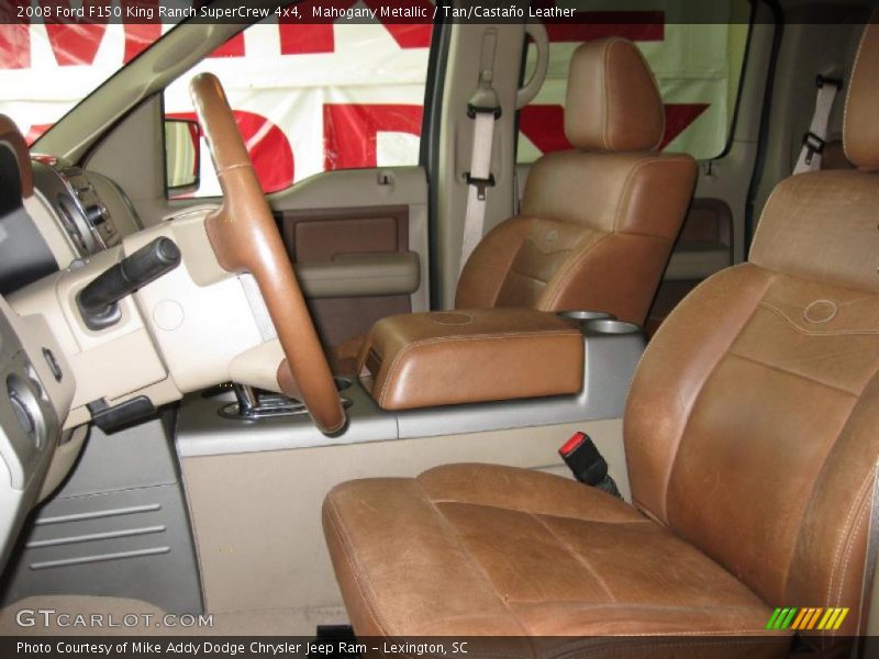 Mahogany Metallic / Tan/Castaño Leather 2008 Ford F150 King Ranch SuperCrew 4x4