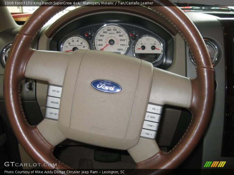 Mahogany Metallic / Tan/Castaño Leather 2008 Ford F150 King Ranch SuperCrew 4x4