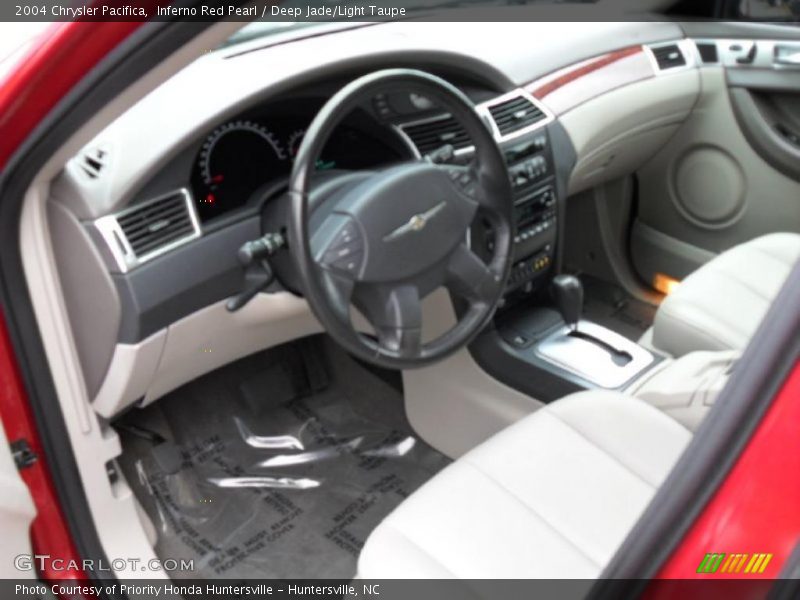 Inferno Red Pearl / Deep Jade/Light Taupe 2004 Chrysler Pacifica