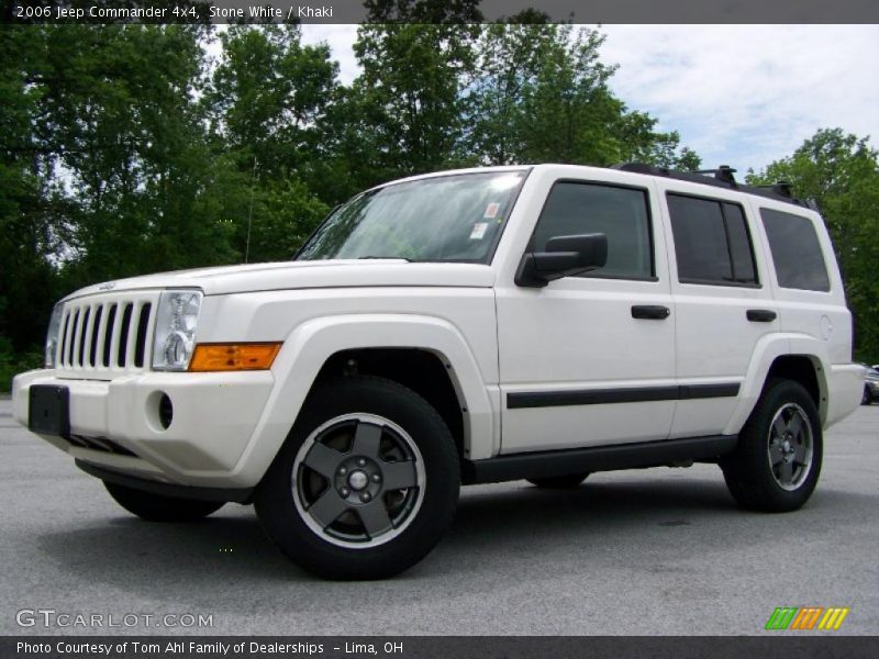 Stone White / Khaki 2006 Jeep Commander 4x4