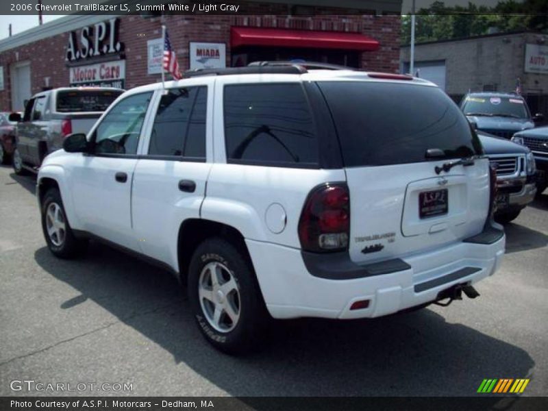 Summit White / Light Gray 2006 Chevrolet TrailBlazer LS