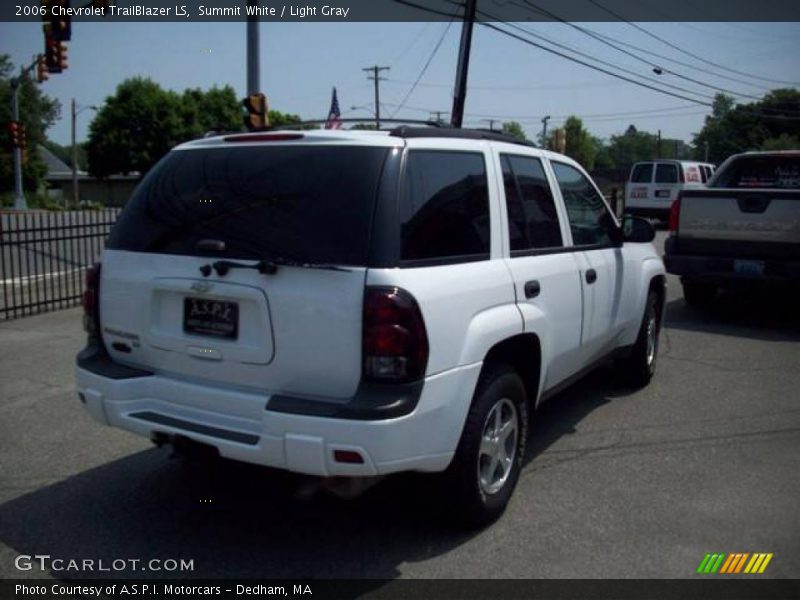 Summit White / Light Gray 2006 Chevrolet TrailBlazer LS