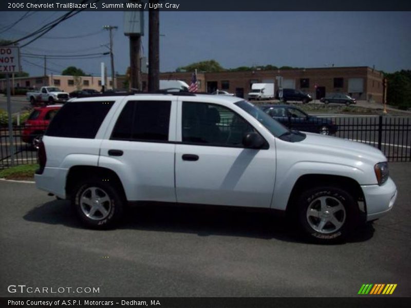Summit White / Light Gray 2006 Chevrolet TrailBlazer LS
