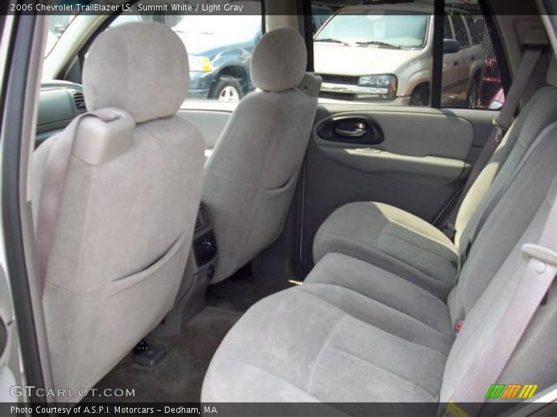 Summit White / Light Gray 2006 Chevrolet TrailBlazer LS