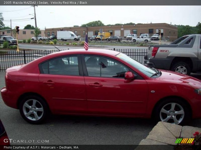 Velocity Red Mica / Black 2005 Mazda MAZDA3 i Sedan