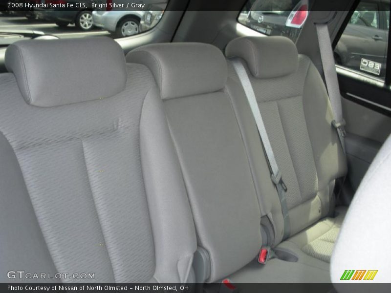 Bright Silver / Gray 2008 Hyundai Santa Fe GLS