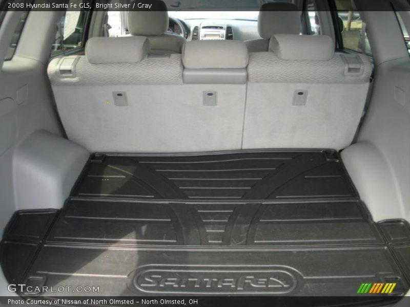 Bright Silver / Gray 2008 Hyundai Santa Fe GLS