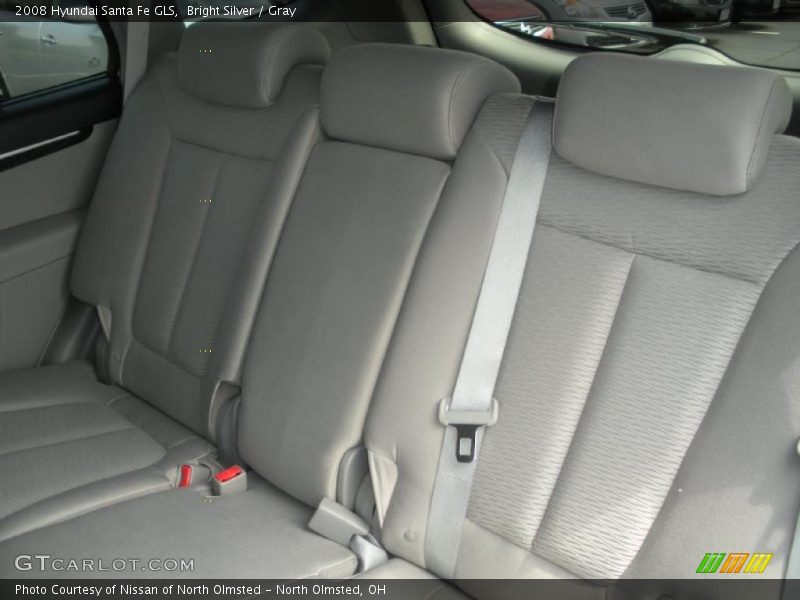 Bright Silver / Gray 2008 Hyundai Santa Fe GLS