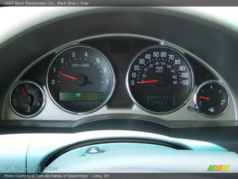 Black Onyx / Gray 2007 Buick Rendezvous CXL