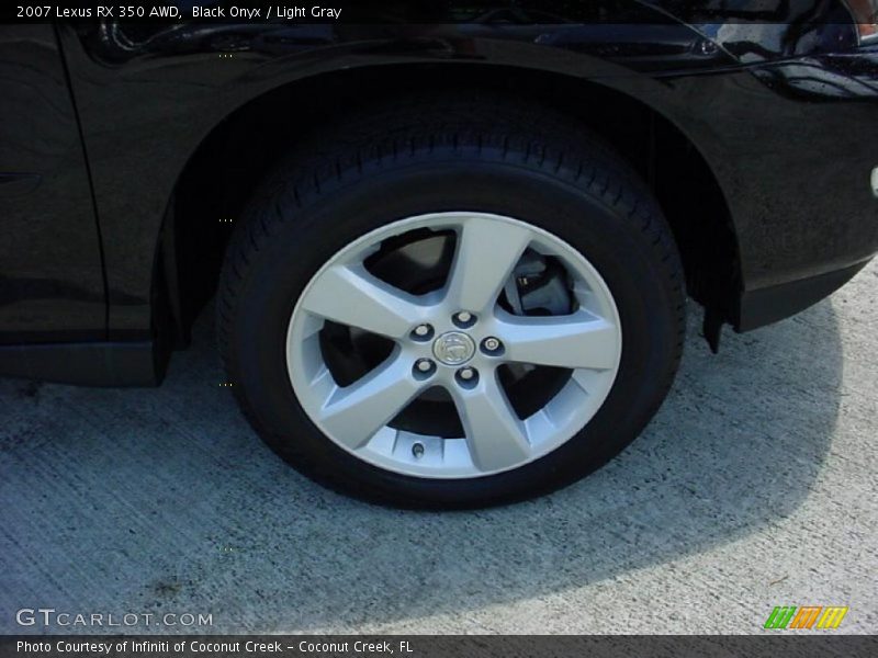 Black Onyx / Light Gray 2007 Lexus RX 350 AWD