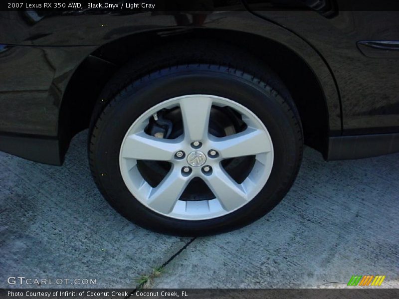 Black Onyx / Light Gray 2007 Lexus RX 350 AWD