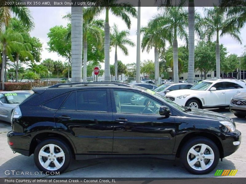 Black Onyx / Light Gray 2007 Lexus RX 350 AWD