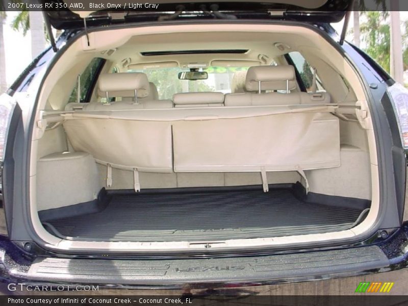 Black Onyx / Light Gray 2007 Lexus RX 350 AWD