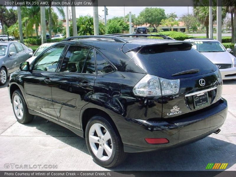 Black Onyx / Light Gray 2007 Lexus RX 350 AWD