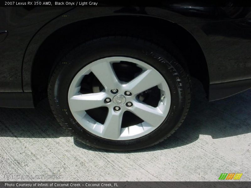 Black Onyx / Light Gray 2007 Lexus RX 350 AWD