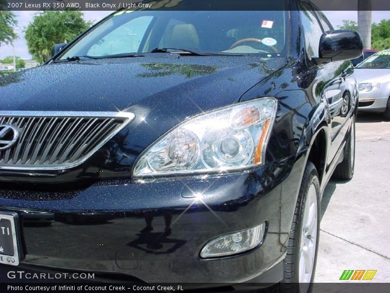 Black Onyx / Light Gray 2007 Lexus RX 350 AWD
