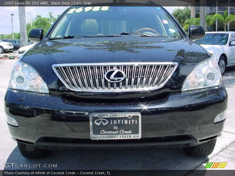 Black Onyx / Light Gray 2007 Lexus RX 350 AWD