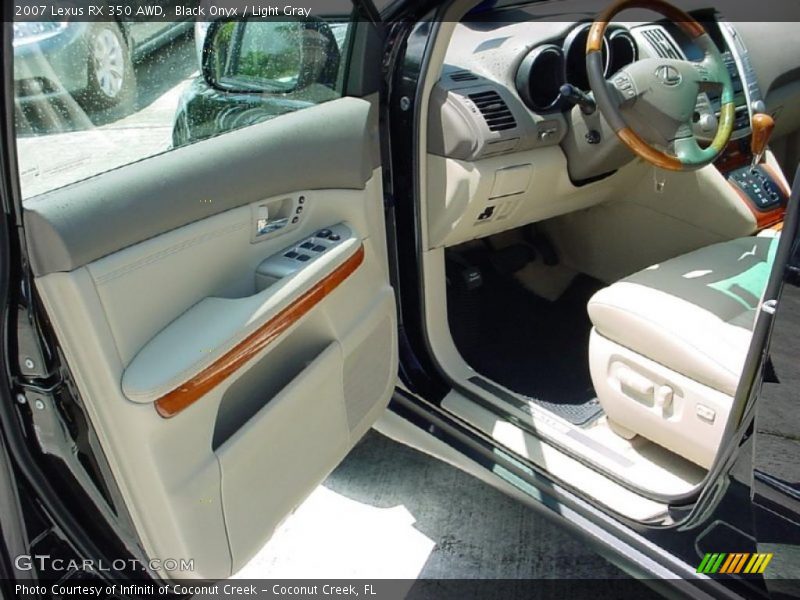 Black Onyx / Light Gray 2007 Lexus RX 350 AWD