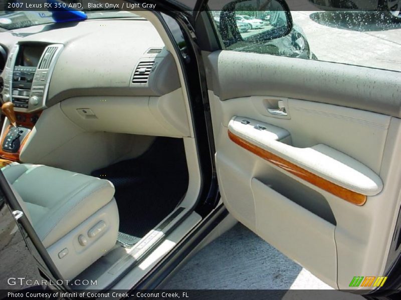 Black Onyx / Light Gray 2007 Lexus RX 350 AWD