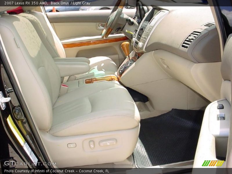 Black Onyx / Light Gray 2007 Lexus RX 350 AWD