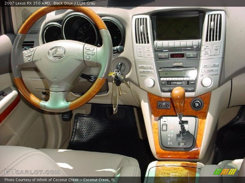 Black Onyx / Light Gray 2007 Lexus RX 350 AWD