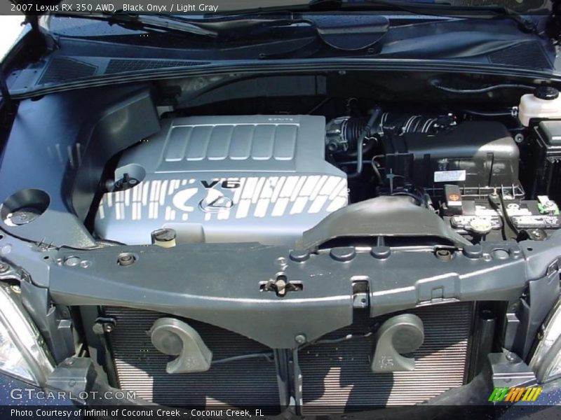 Black Onyx / Light Gray 2007 Lexus RX 350 AWD