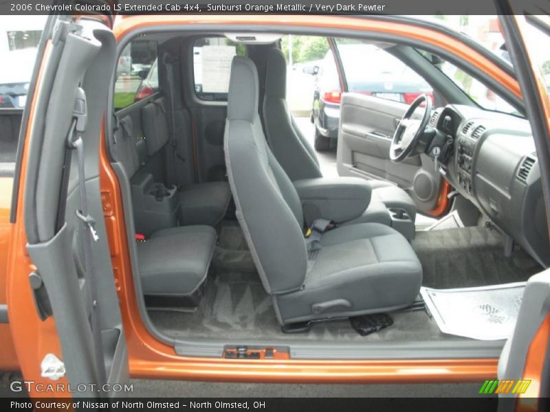 Sunburst Orange Metallic / Very Dark Pewter 2006 Chevrolet Colorado LS Extended Cab 4x4