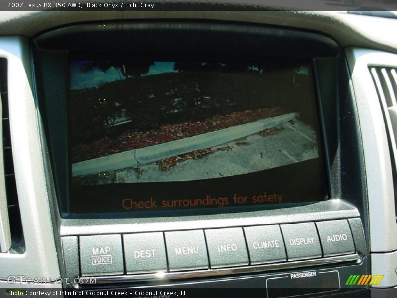Black Onyx / Light Gray 2007 Lexus RX 350 AWD