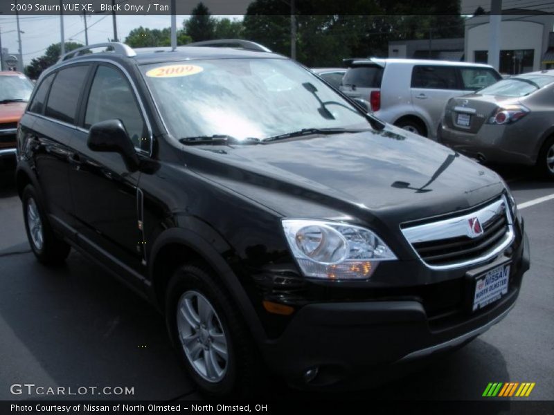 Black Onyx / Tan 2009 Saturn VUE XE