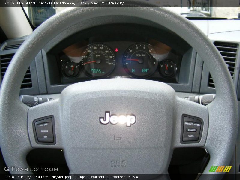 Black / Medium Slate Gray 2006 Jeep Grand Cherokee Laredo 4x4